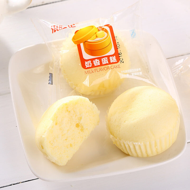 年货礼盒洪胜记奶香蒸蛋糕1000g整箱休闲零食品办公早餐鸡蛋糕点心小面包